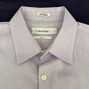 To Calvin Klein men’s dress shirts.